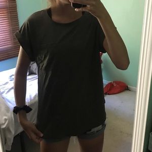 Business casual green shirt